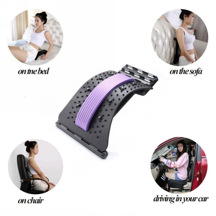 Back Pain Relief Back Stretcher Back Massager Lumbar Back Support Acupoint Massage